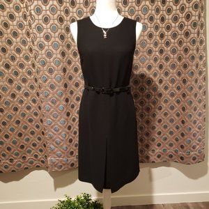 Loft Tank Black Midi Dress_Size 2